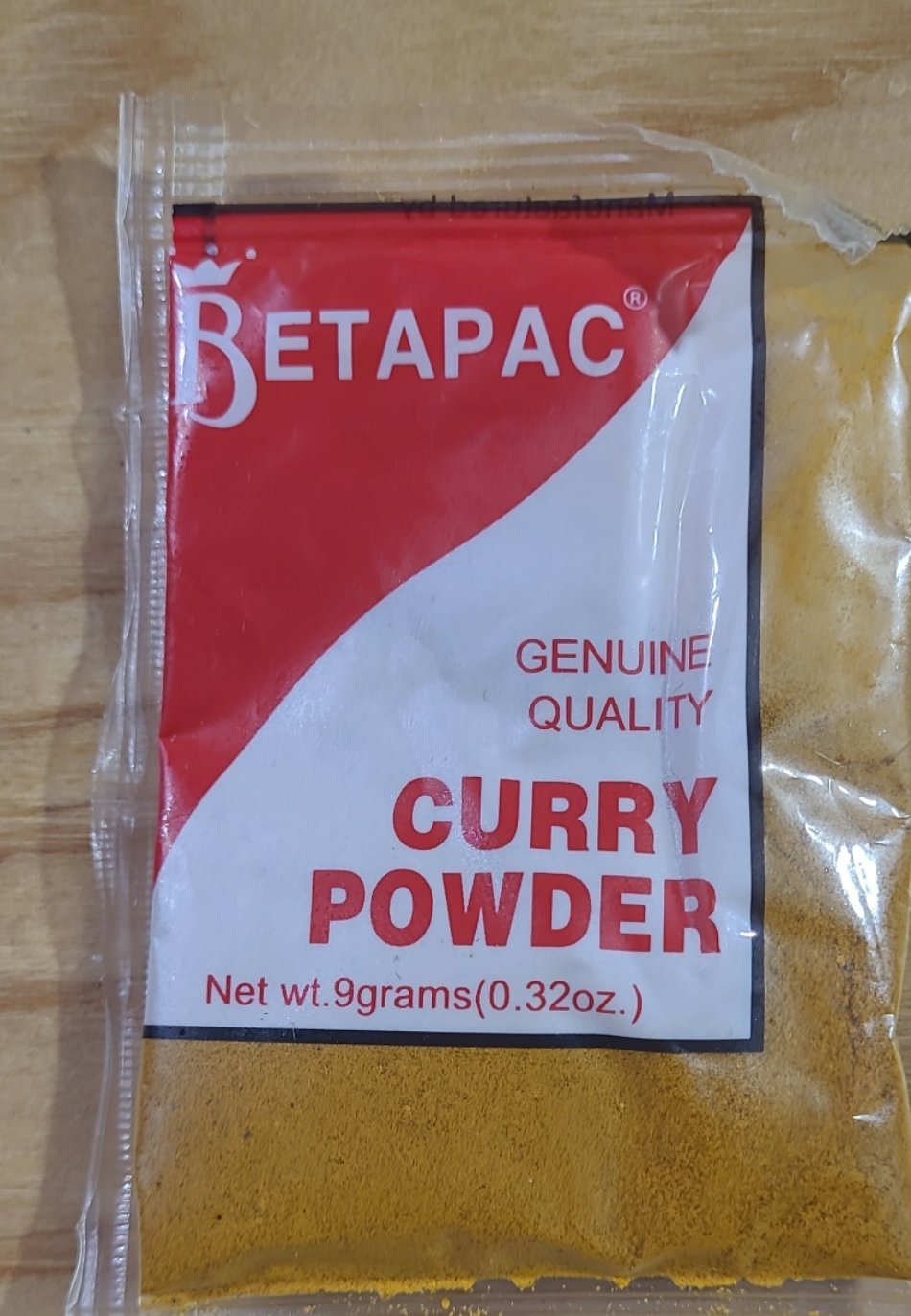 Betapac curry hotsell