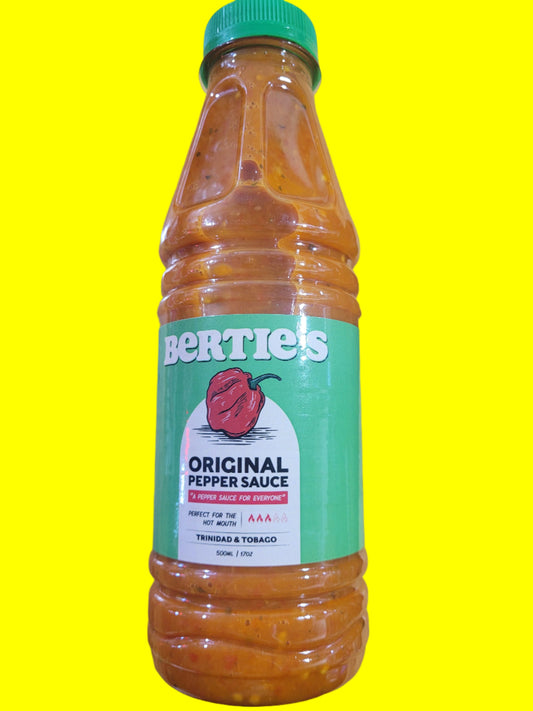 Bertie's Org. Pepper Sauce - 500ml