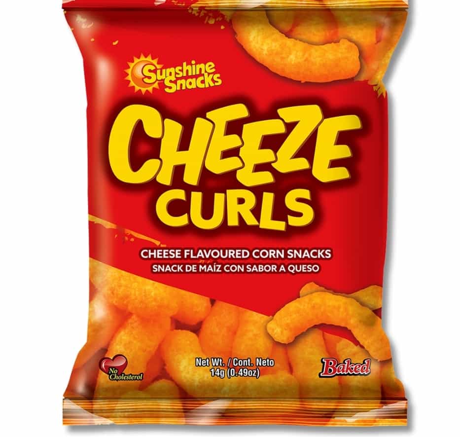 SUNSHINE SNACKS - CHEEZE CURLS